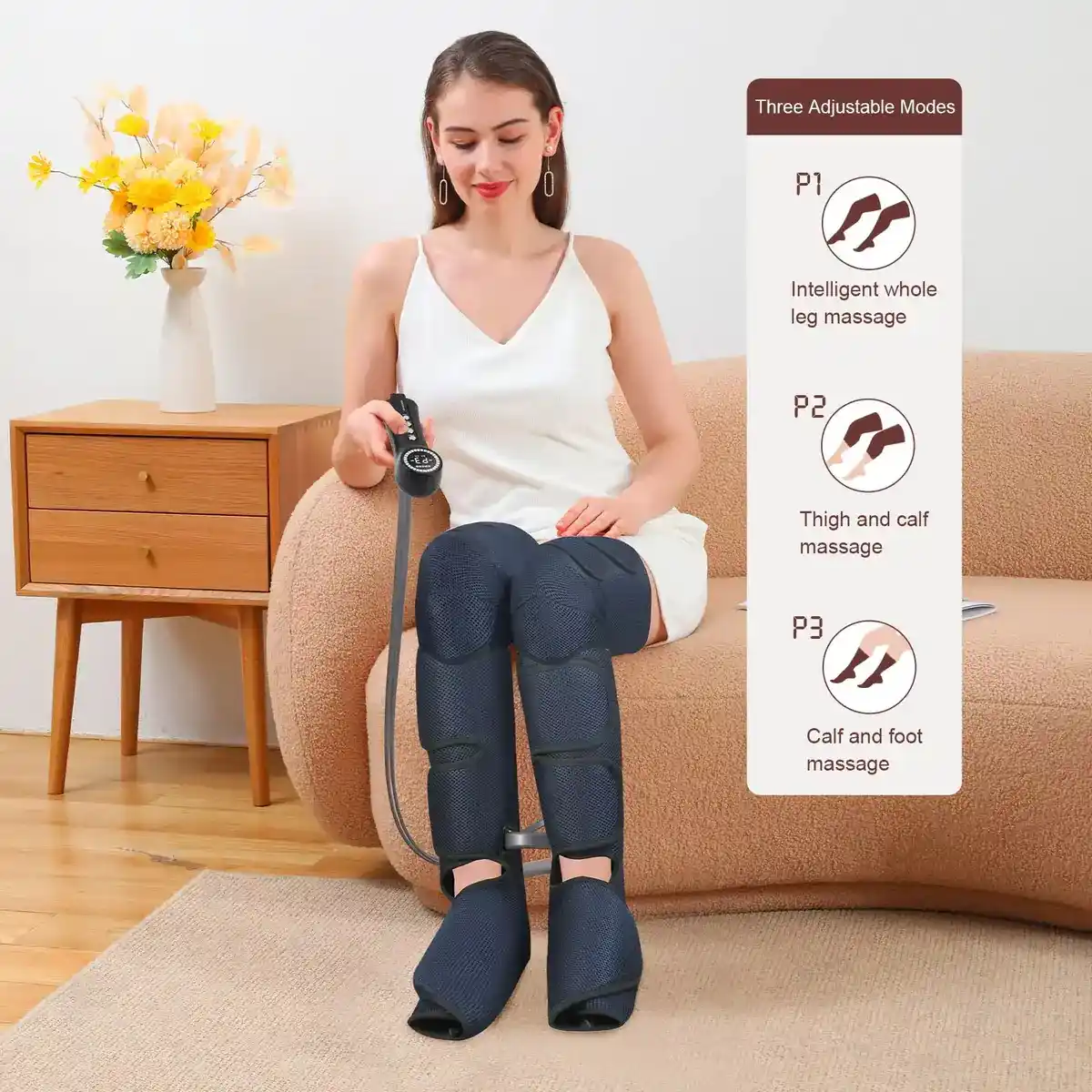 Air Leg Foot Massager with Heating Vibrating, view 2