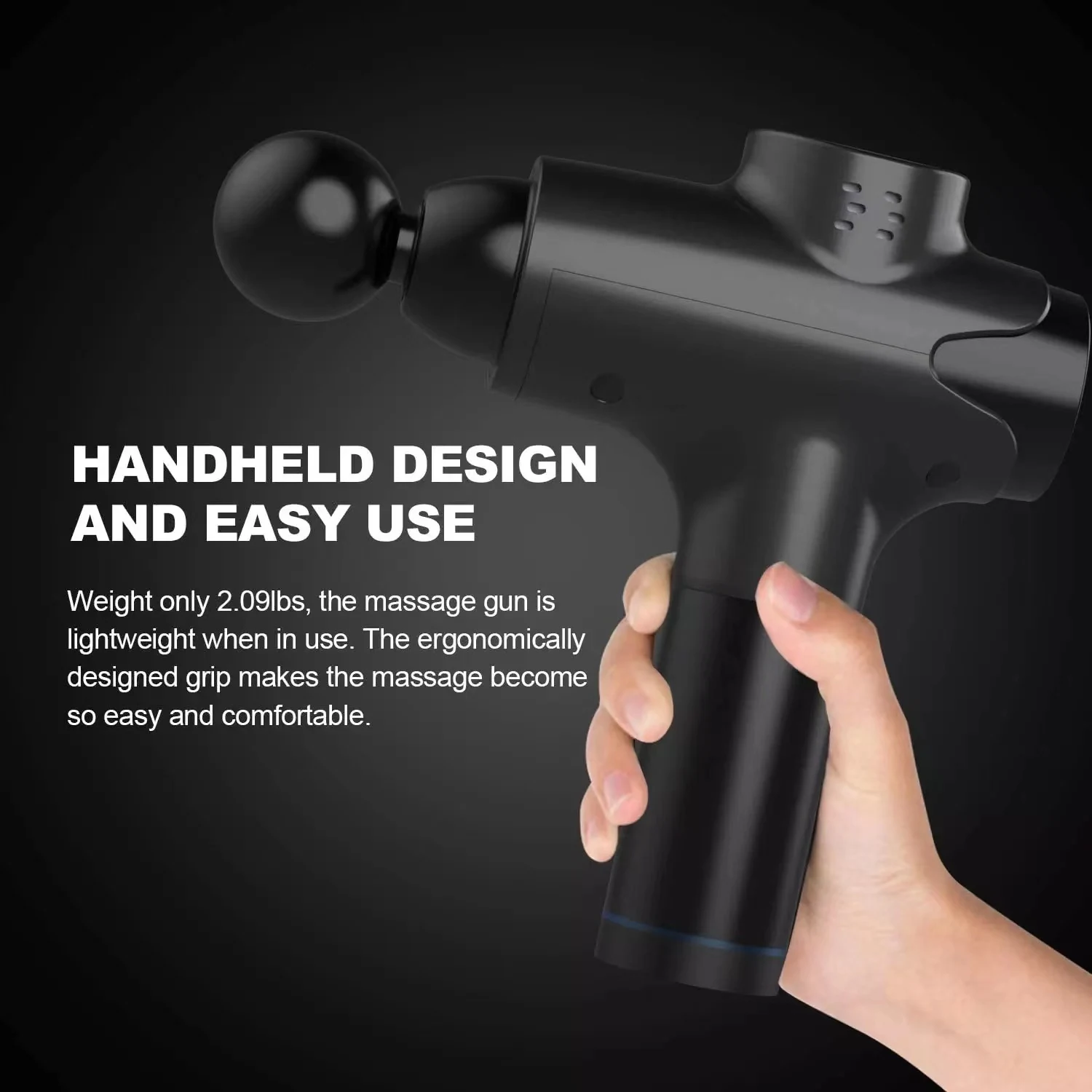 Brushless Muscle Massager massage gun, view 4