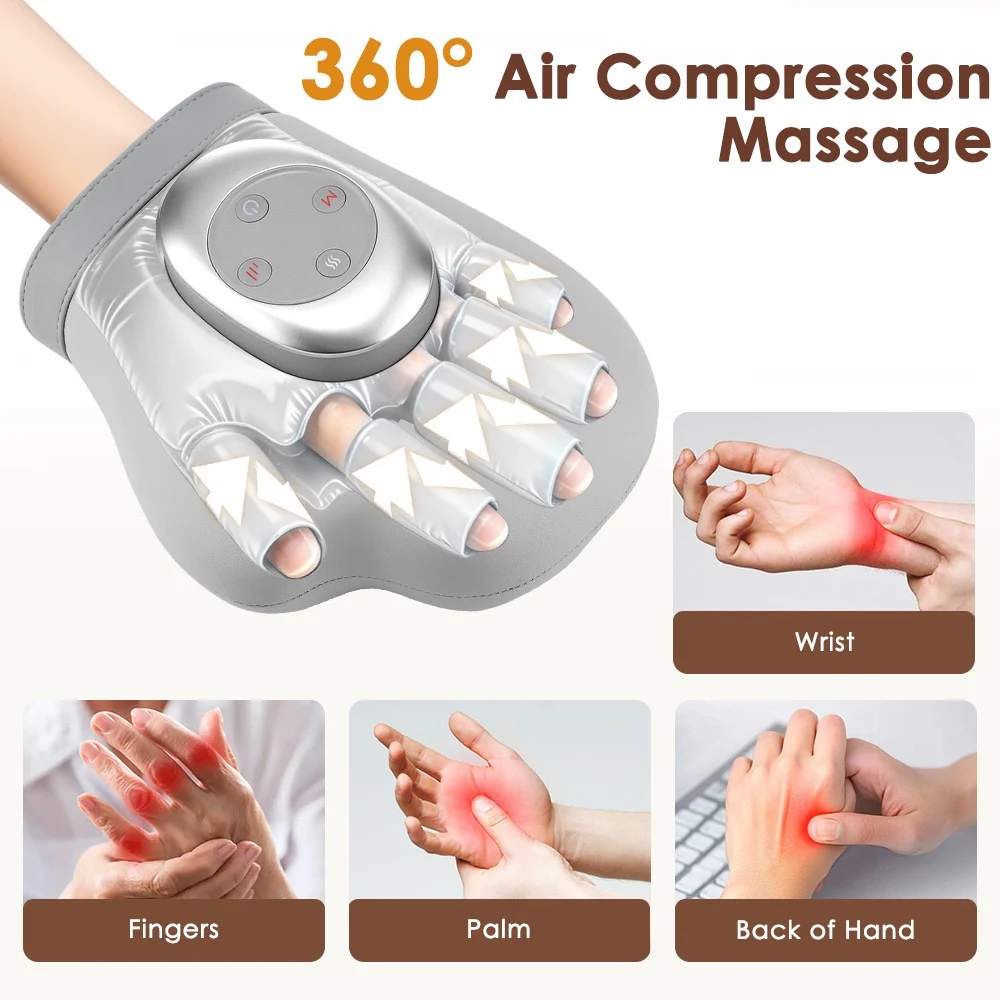 Hand Massager With Air Compression Heating, view 5