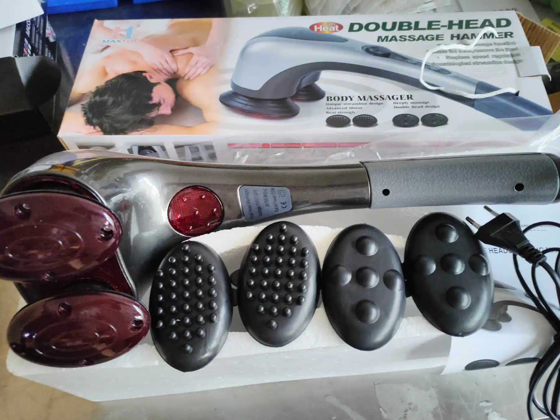 Infrared Heating Massage Stick: MB01 massage hammer, view 3