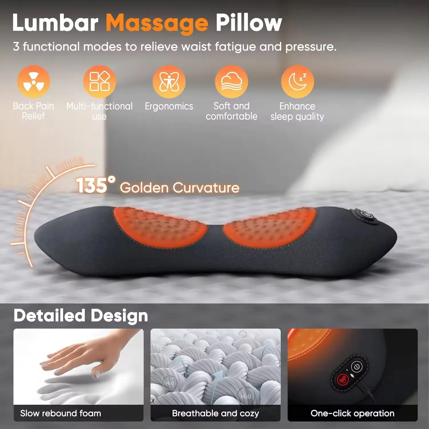 Lower Back Massager waist massager, view 6