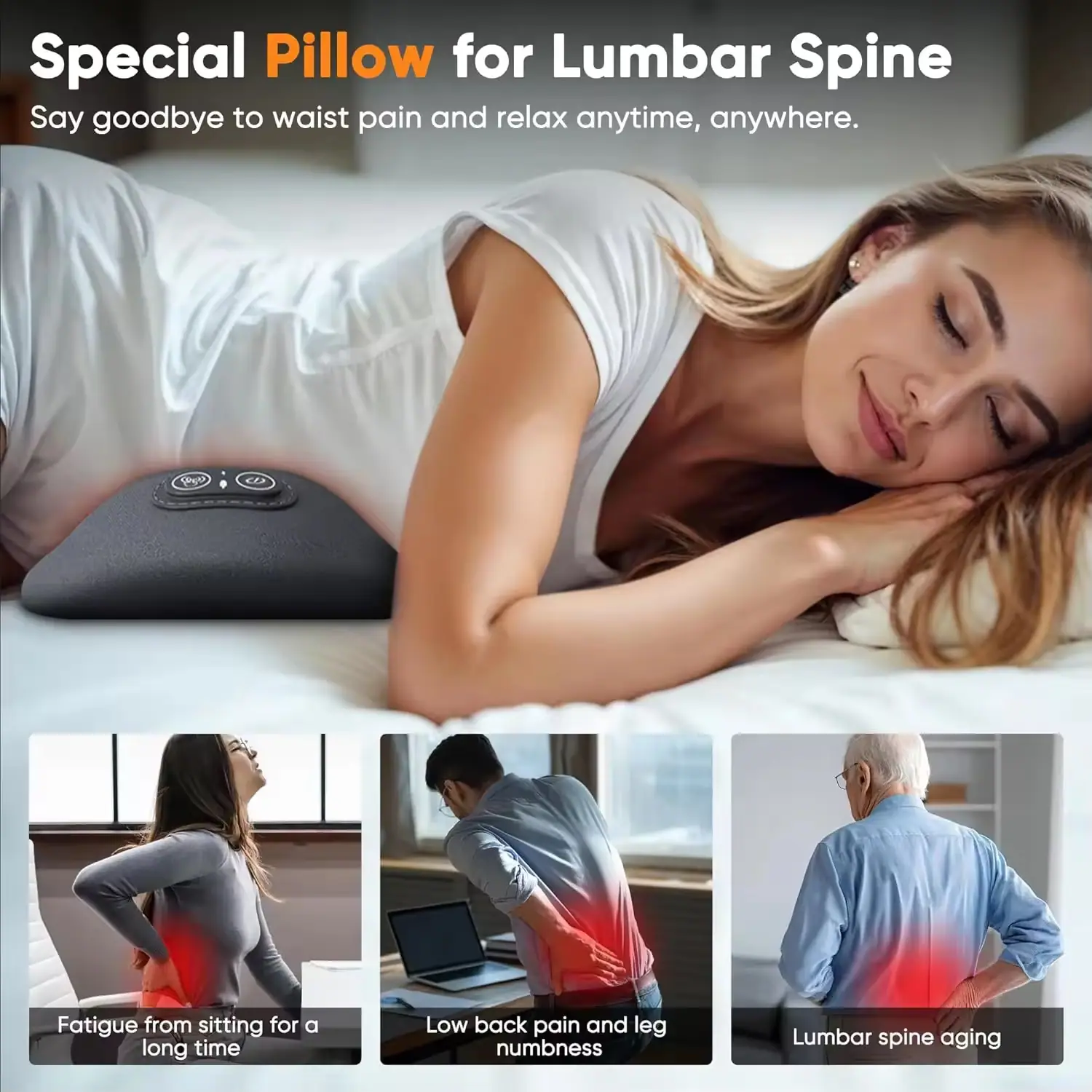 Lower Back Massager waist massager, view 4