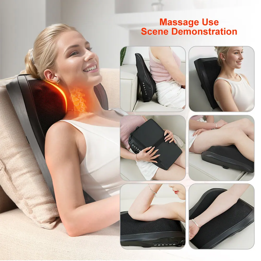 Massage Cushion Pillow Remote Control massage pillow, view 5