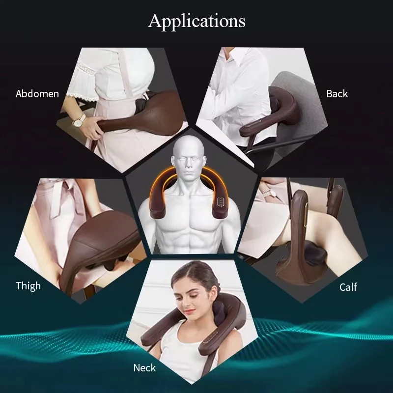 Neck and Shoulder Massager: AMJ-NM02 neck massager, view 4