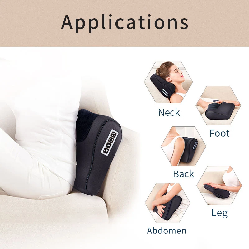 Neck Shoulder Massage Pillow: AMJ-MP04, view 4