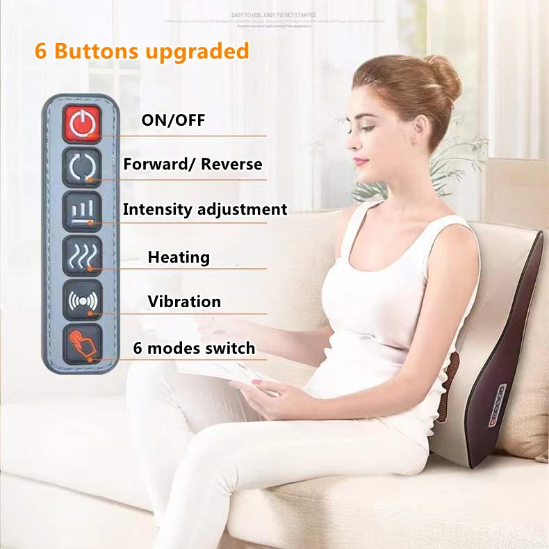 Vibration Shiatsu Massage Pillow, view 4