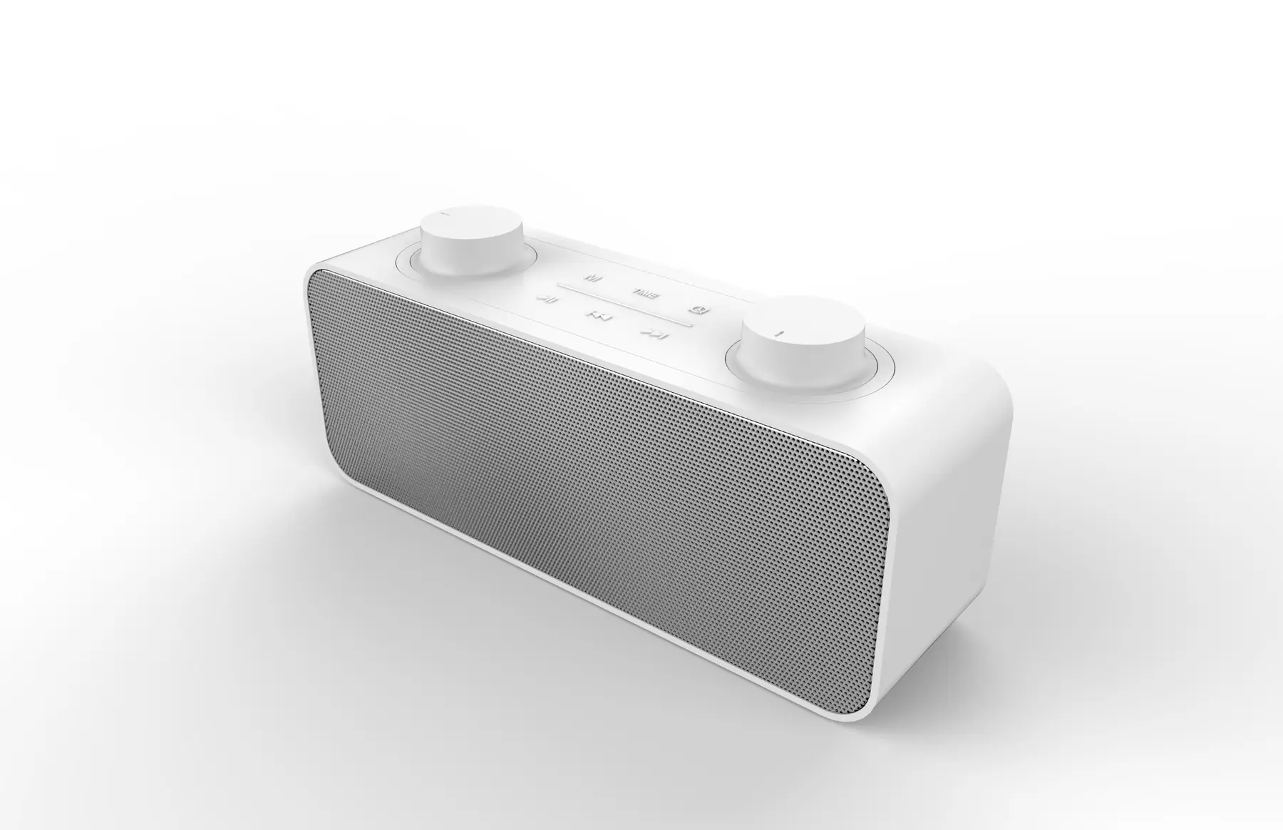 L9 Stereo Desktop Bluetooth Speaker With FM Radio And Clock - detail view