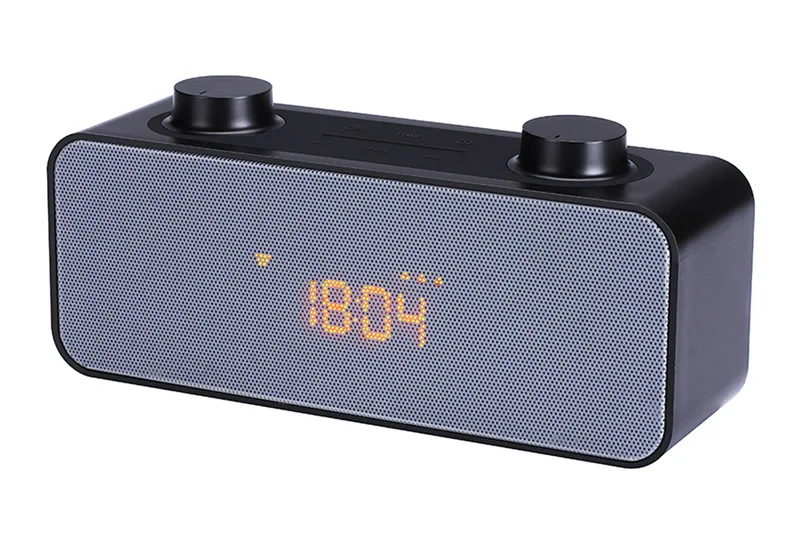 L9 Stereo Desktop Bluetooth Speaker With FM Radio And Clock - alternate view