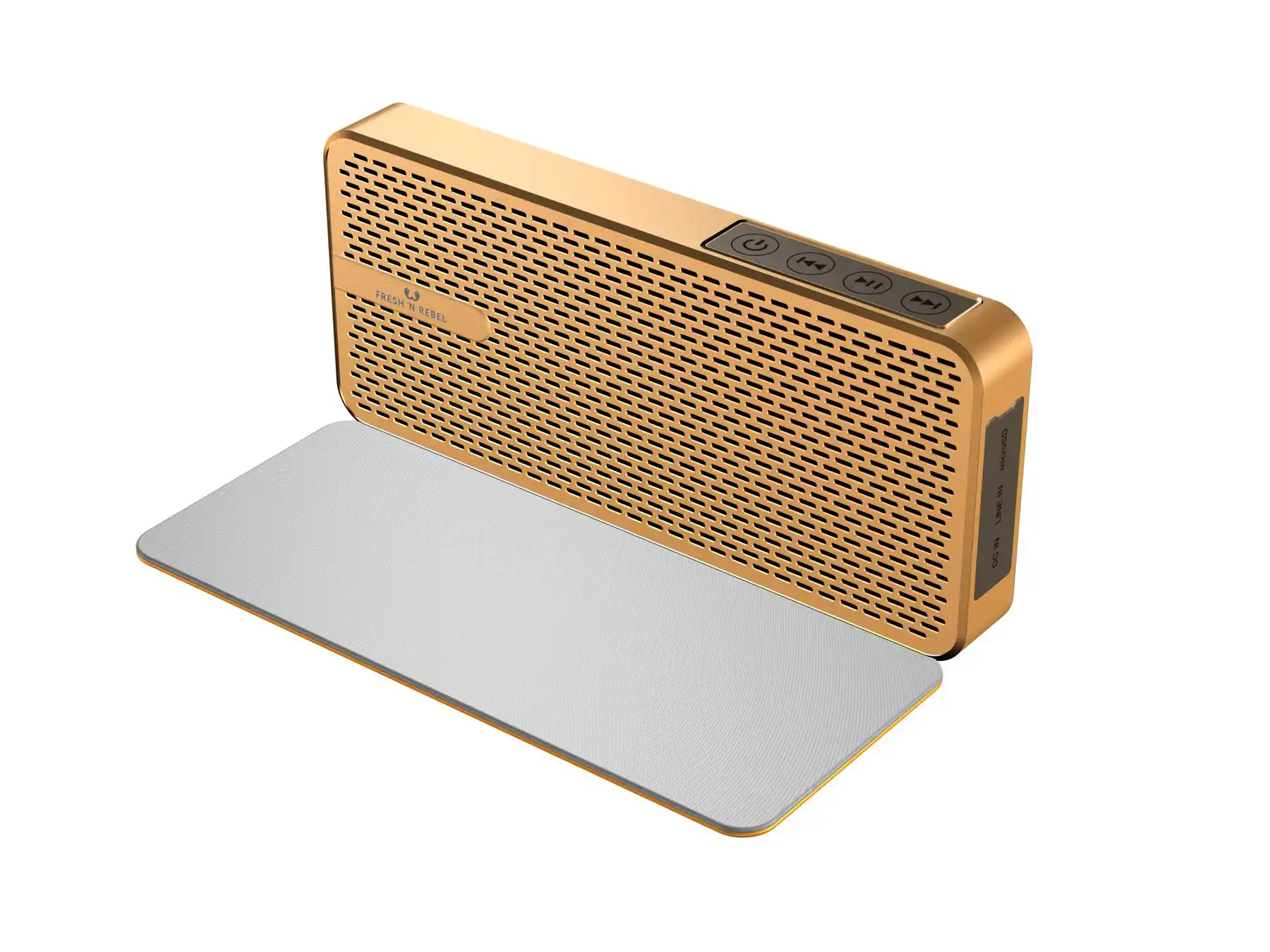 M59 Stereo Bluetooth Speaker With Built-In Power Bank - side view
