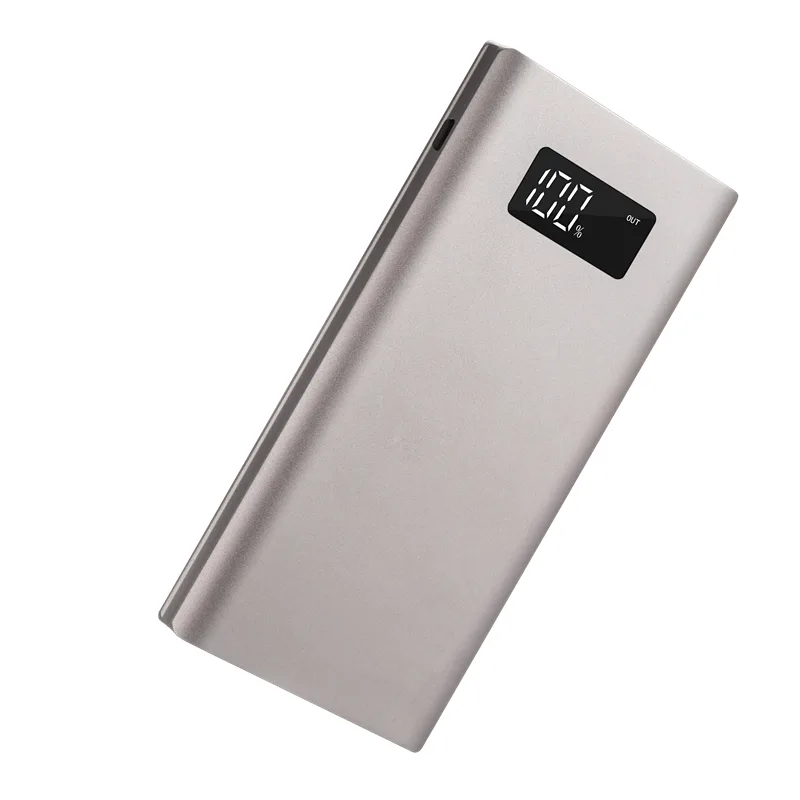 FL-P006 Dual Port Aluminium Power Bank 10000mAh - side view
