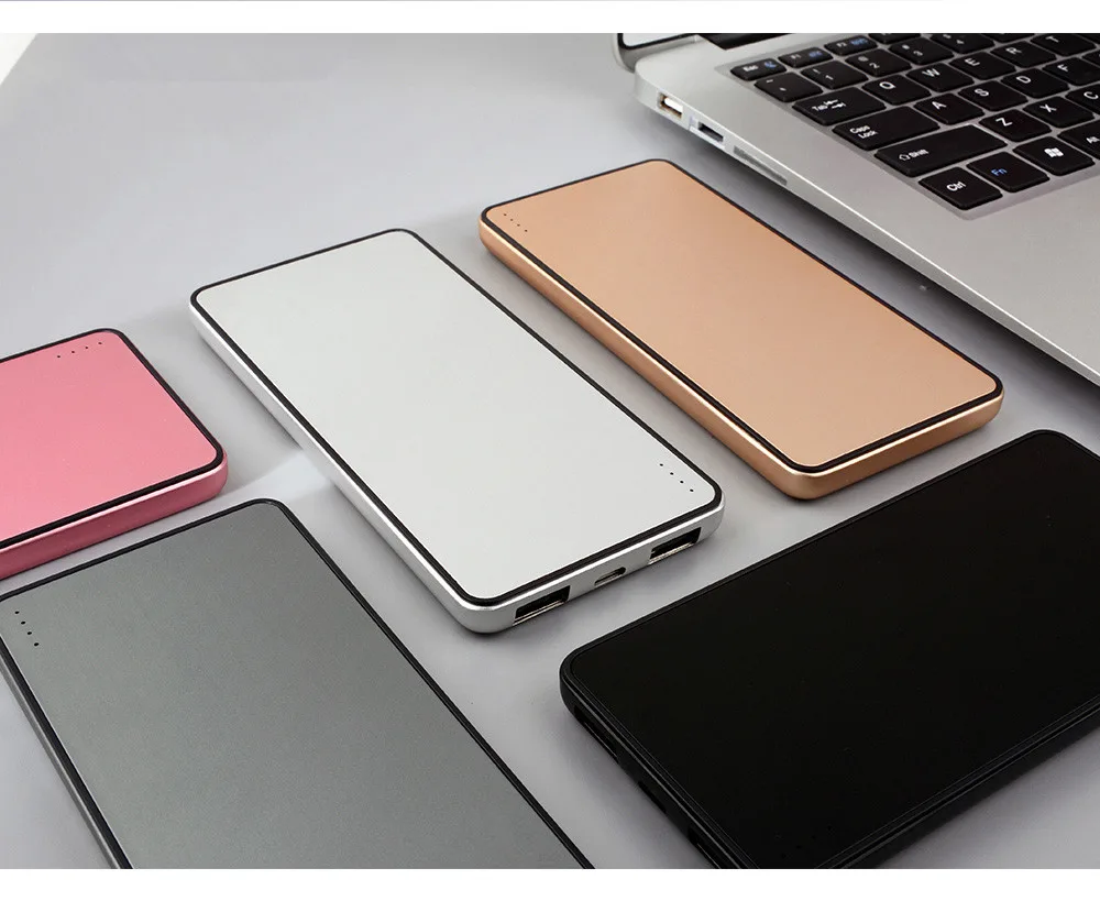 FL-P004 Dual Port Slim Power Bank 8000mAh - product photo