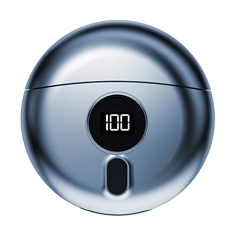 Round Portable Electric Shaver With Type-C Charging - product photo