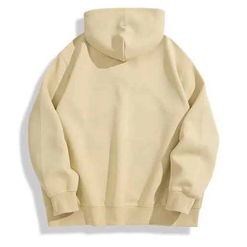 Men's hoodie by Tanbei Garments, detail view