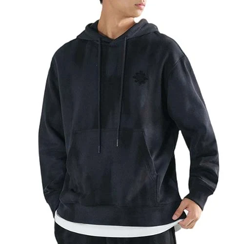 Men's hoodie by Tanbei Garments, front view