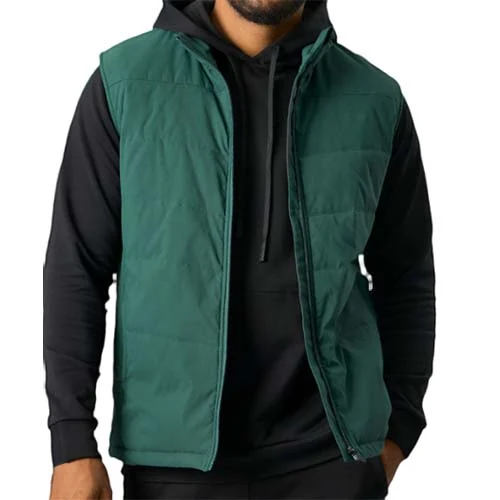 Men's vest by Tanbei Garments, back view