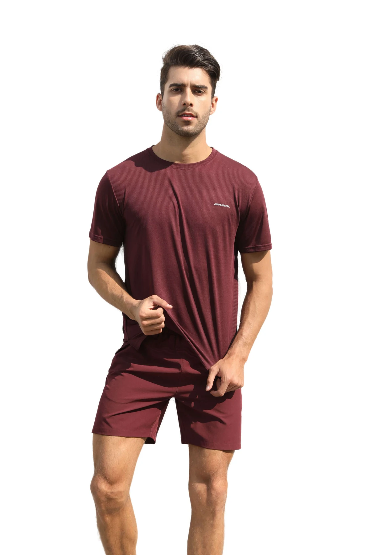 Men's t-shirt by Tanbei Garments, front view