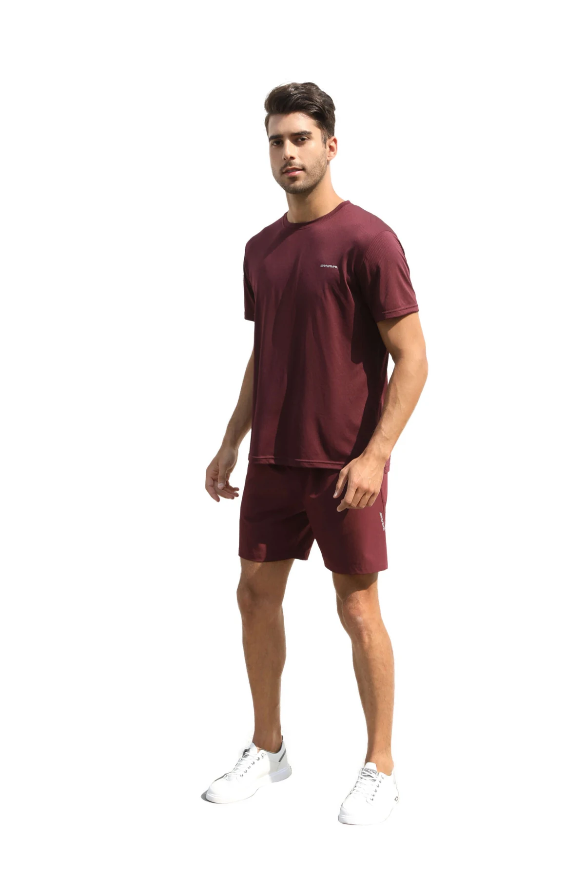 Men's t-shirt by Tanbei Garments, styled view