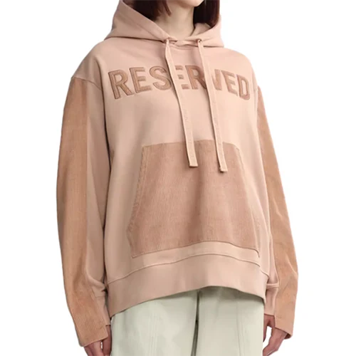 Women's hoodie manufactured by Tanbei Garments in Yiwu