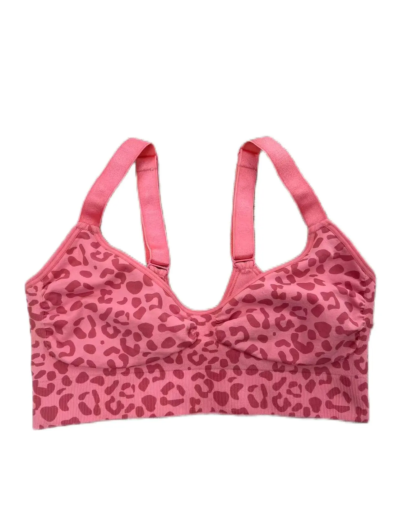 Women's sports bra by Tanbei Garments, front view