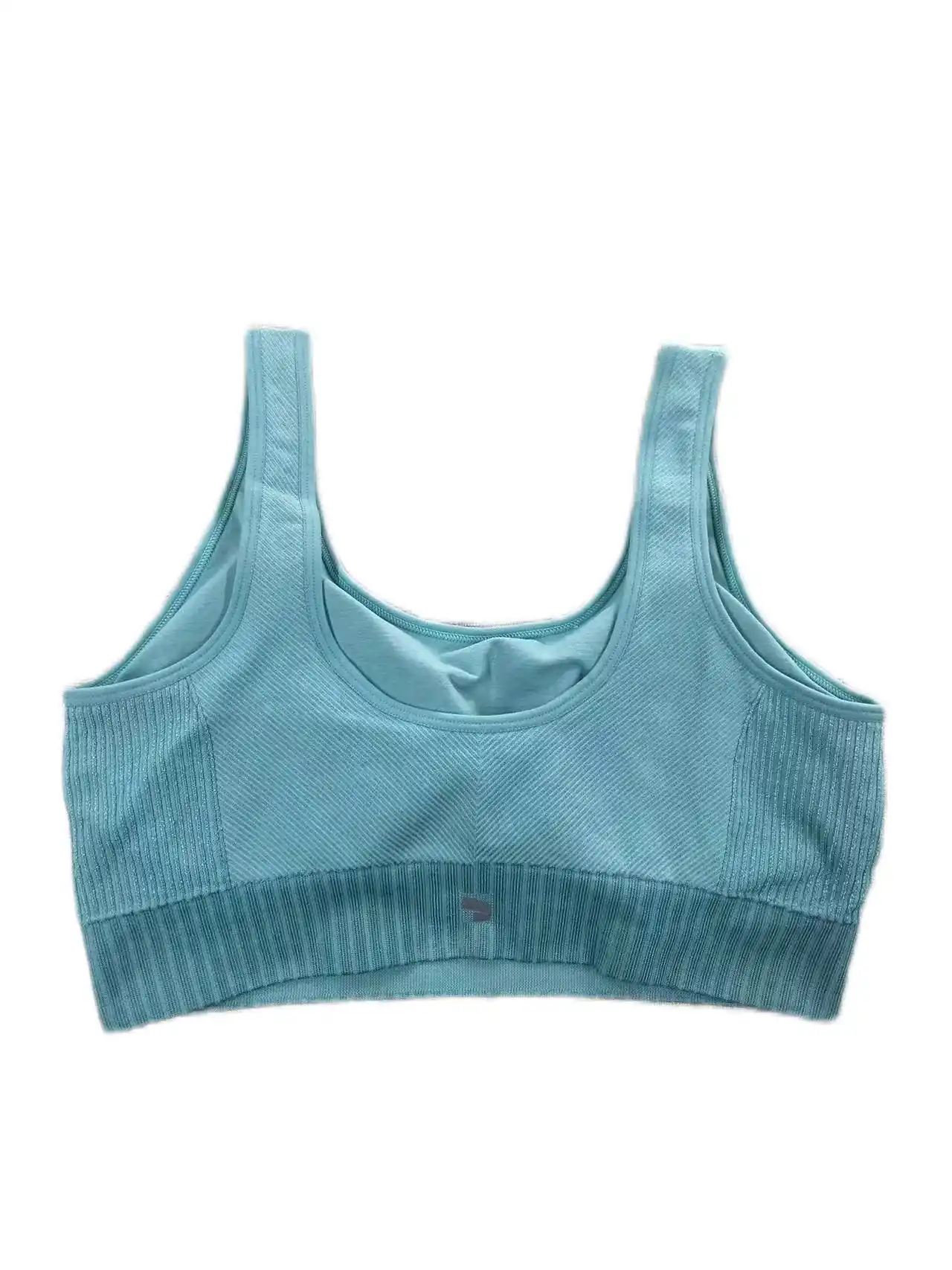 Women's sports bra by Tanbei Garments, back view