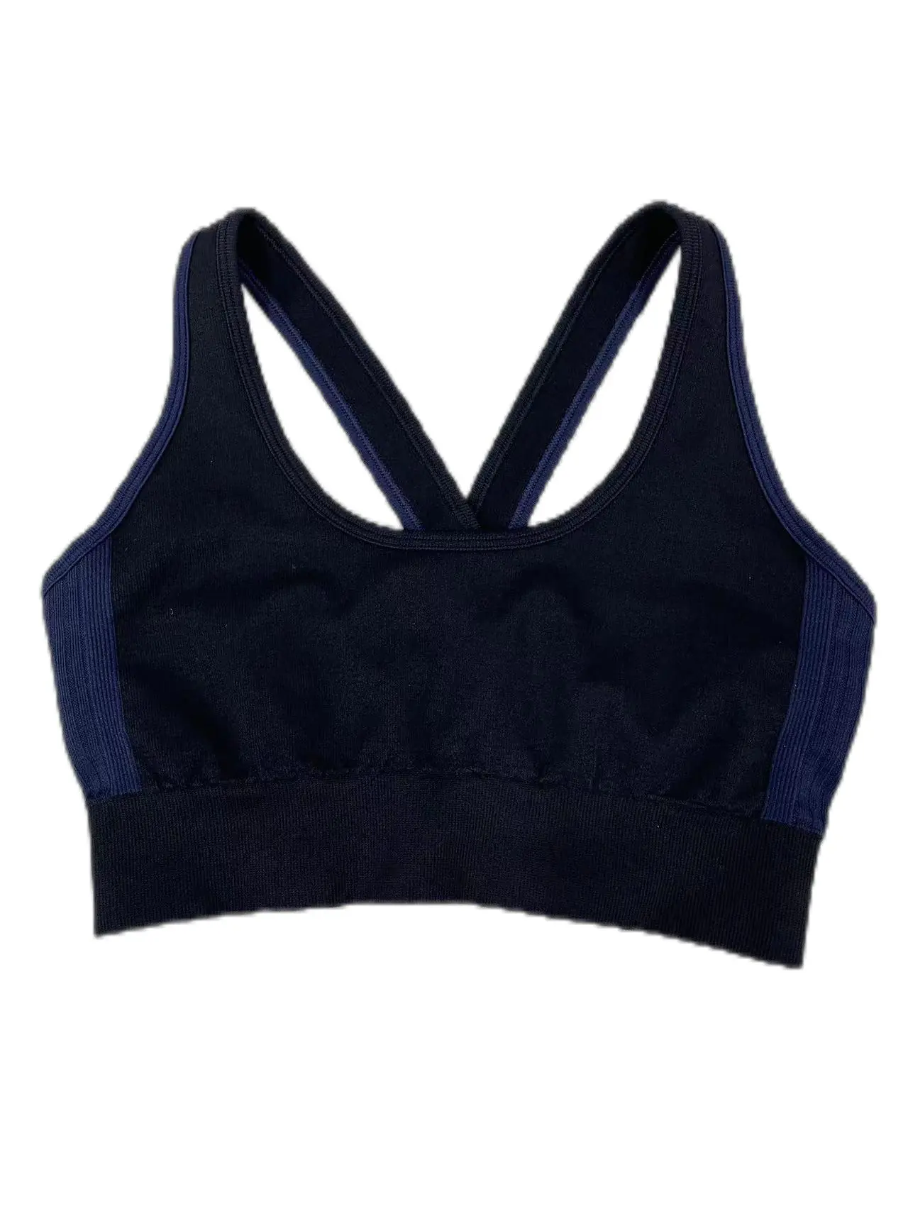 Women's sports bra by Tanbei Garments, front view