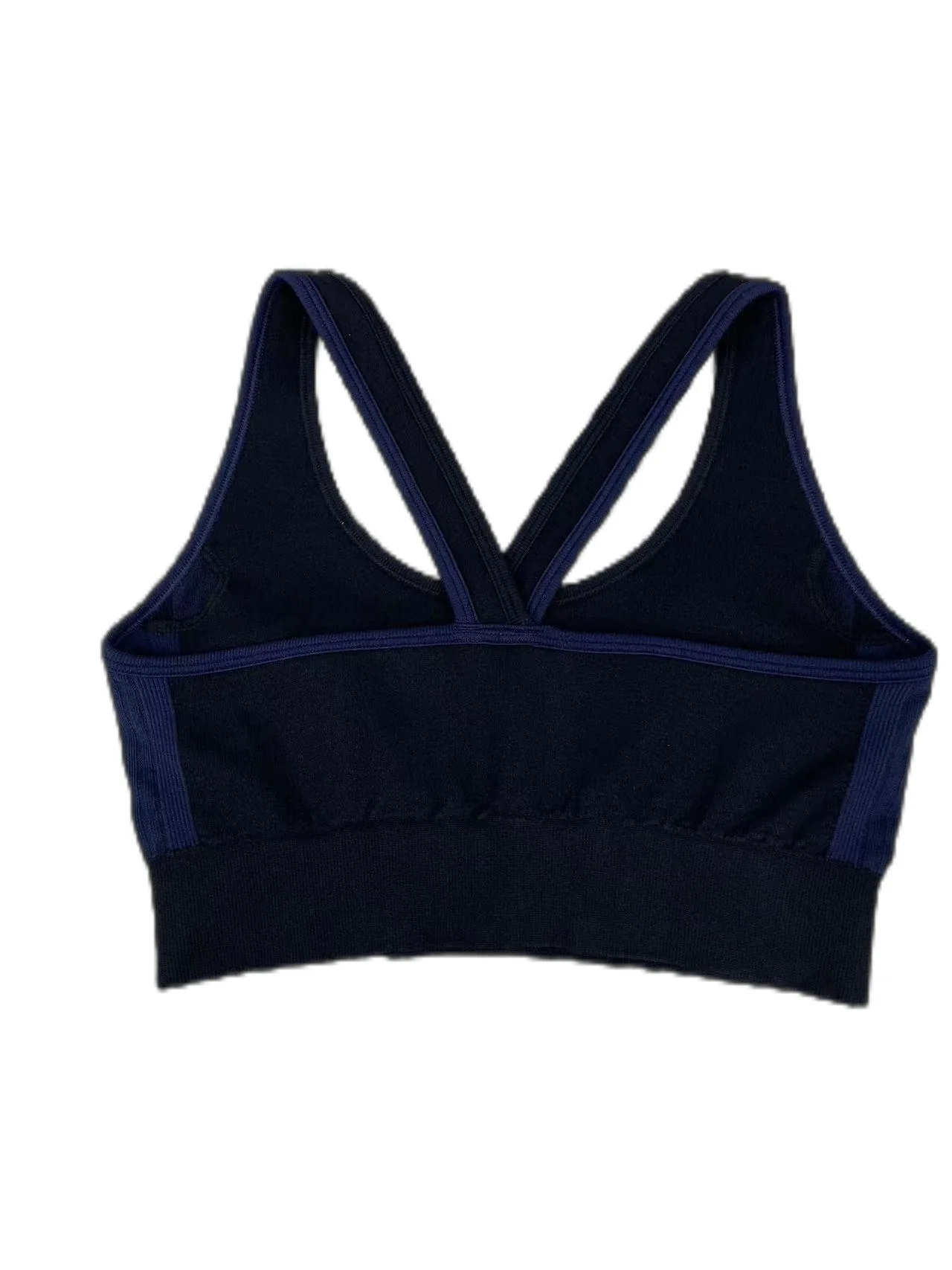 Women's sports bra by Tanbei Garments, back view