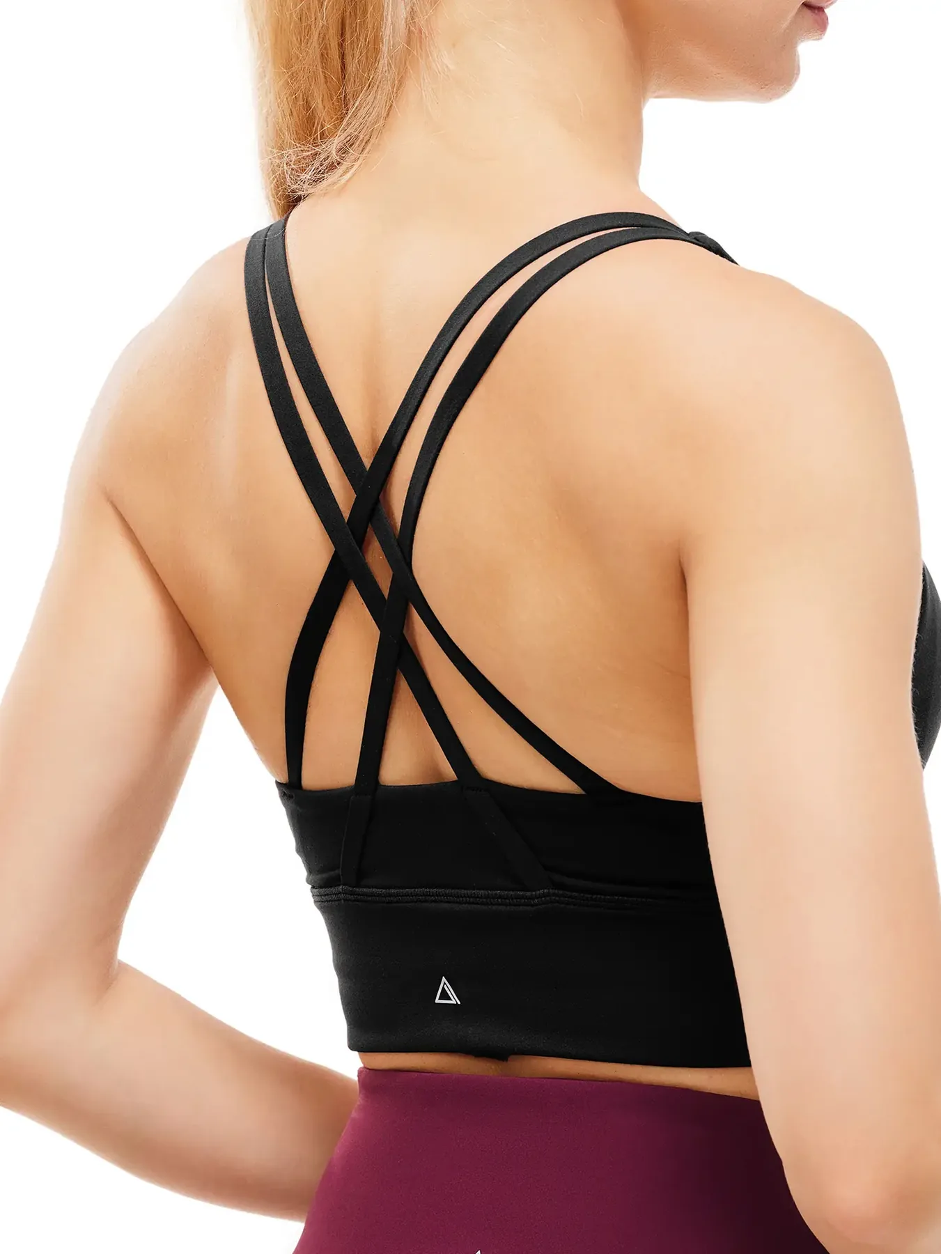 Women's sports bra by Tanbei Garments, detail view