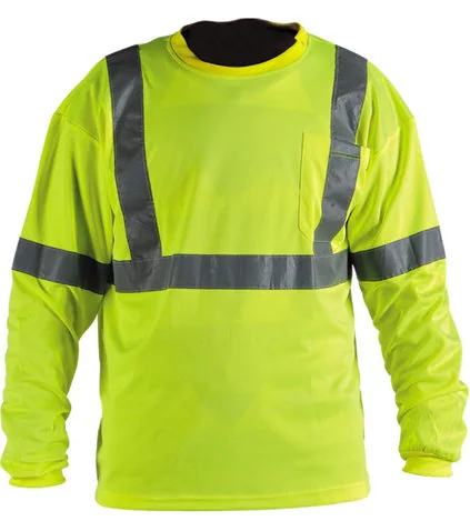 TS-LS03A - High Visibility Long Sleeve Shirt by Team Smart