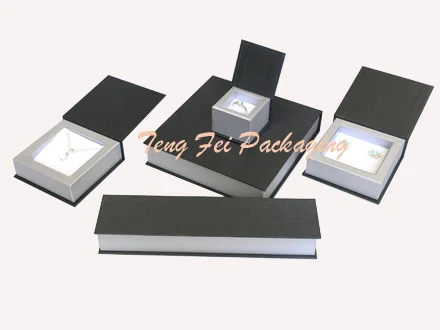 PB-100 Series Rigid Jewellery Box Set by Teng Fei Packaging — rigid card & paper jewelry box