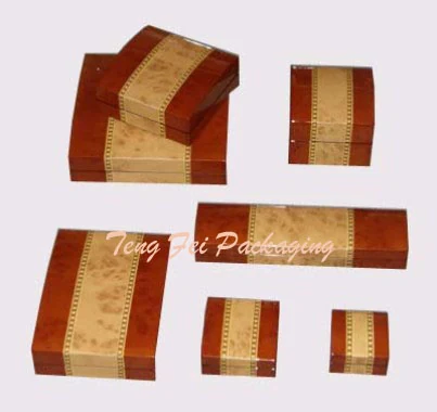 WB-800 Series Burl-Inlay Wood Box by Teng Fei Packaging — lacquered wood jewelry box