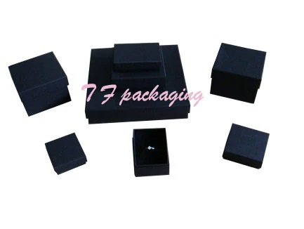 Matte Navy Jewellery Box Set by Teng Fei Packaging — rigid card & paper jewelry box
