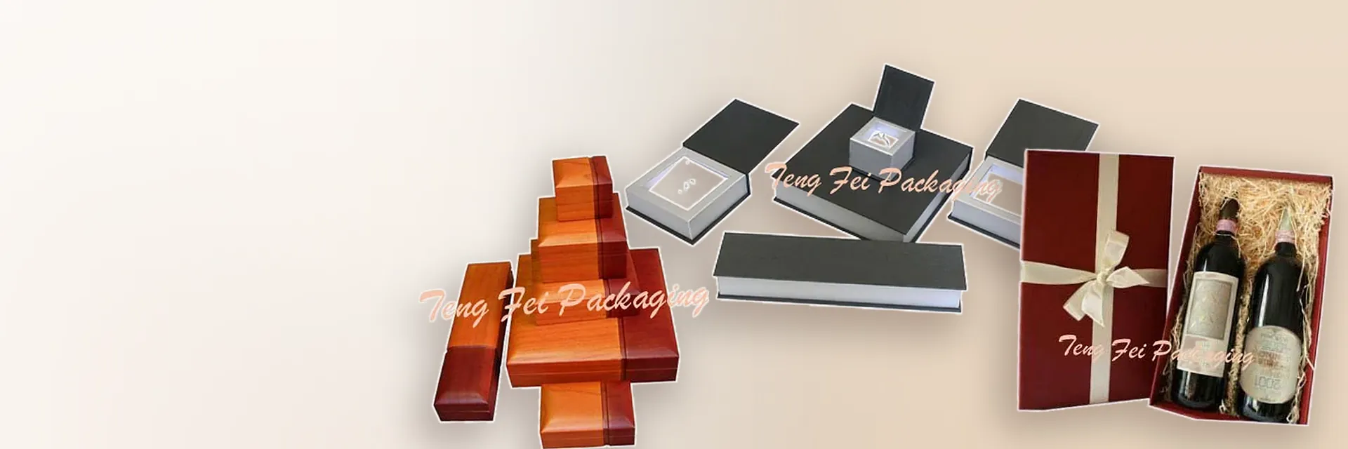 The full Teng Fei Packaging product range