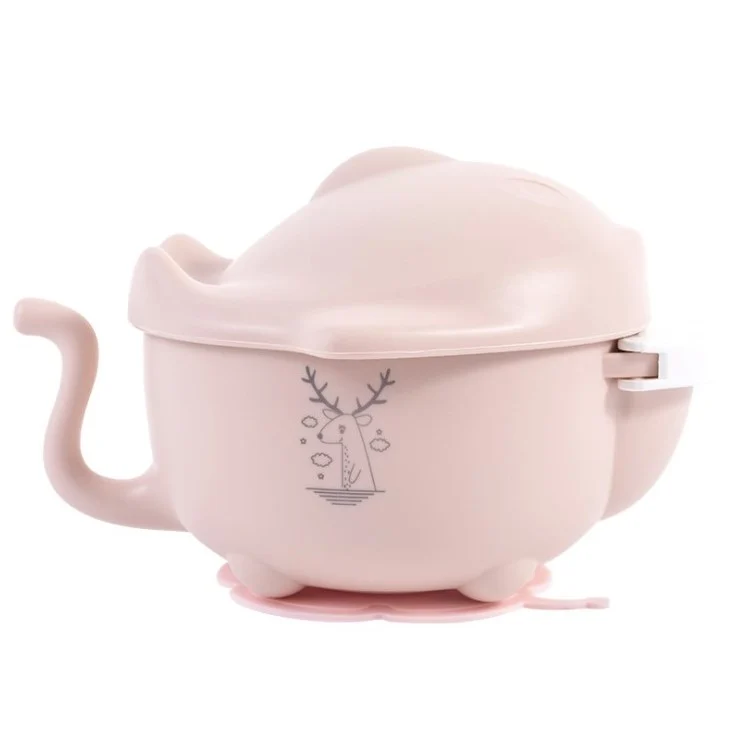 Close-up of the suction base on the bottom of the bowl
