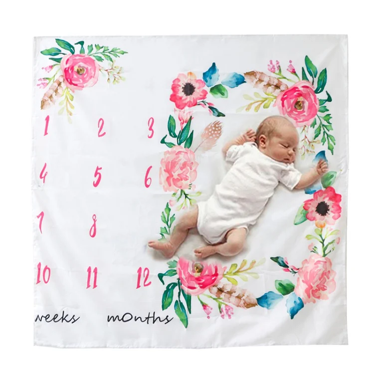 Blanket unfolded and spread out on a white background for studio use