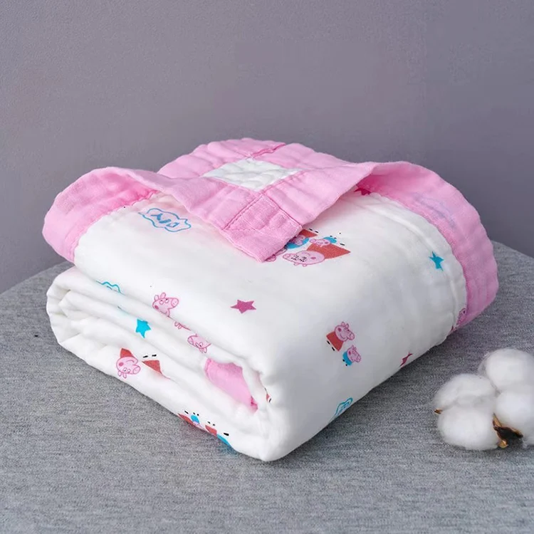 Baby blanket used as a nursing cover during feeding