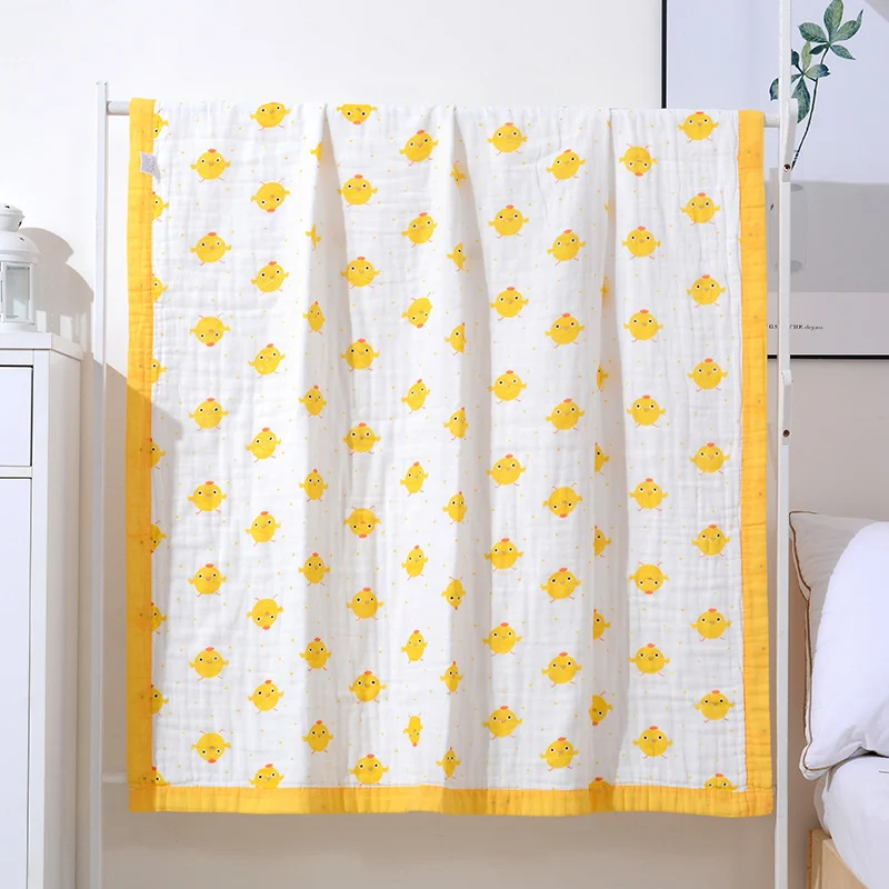 Towel hanging on a clothesline to dry, showing open weave structure