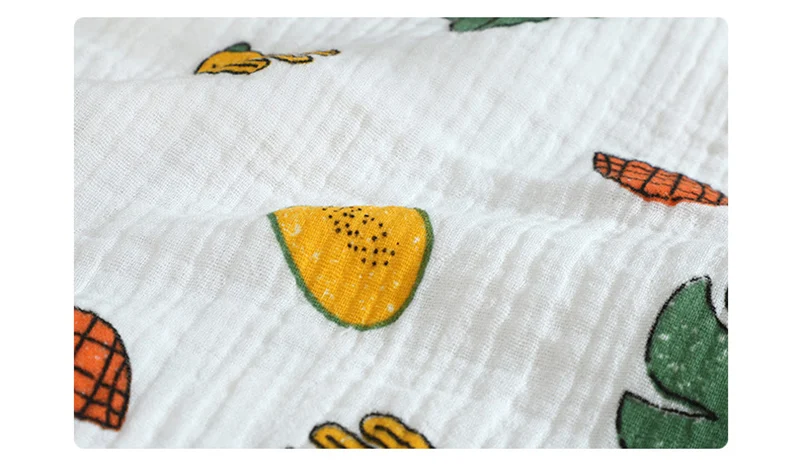 Kids Summer Quilt Soft Cotton Printed Baby Muslin Blanket