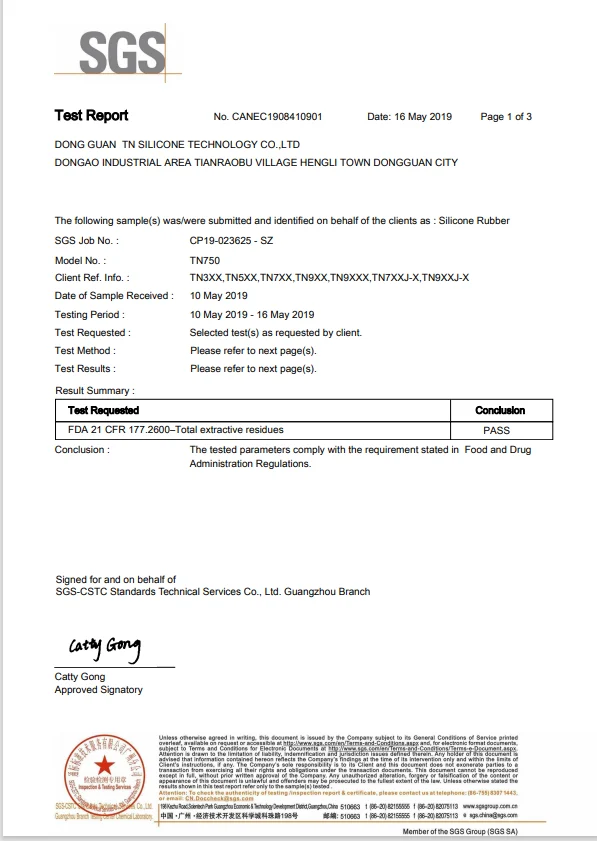 Test certificate held by Termiki