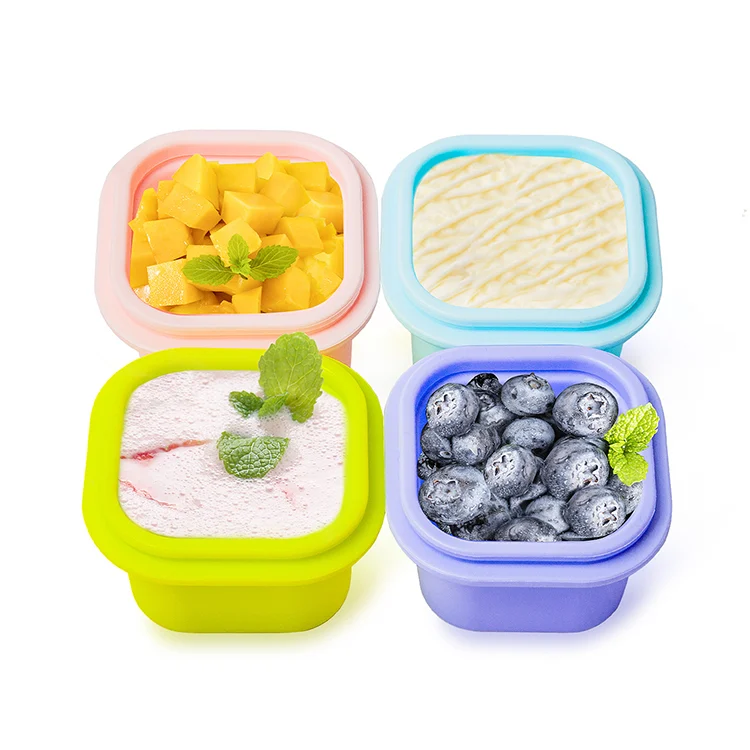 Baby Food Storage Container Box with Lid