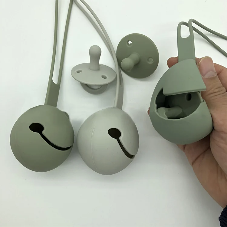 Close-up of the silicone case showing the open end and soft material texture