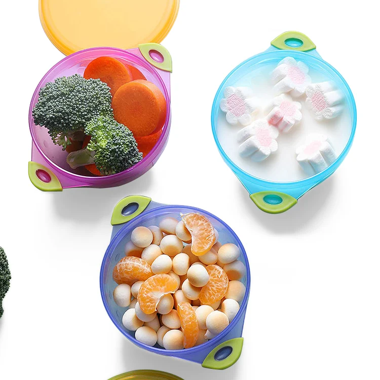 2Pack Suction Plastic Baby Bowl Set