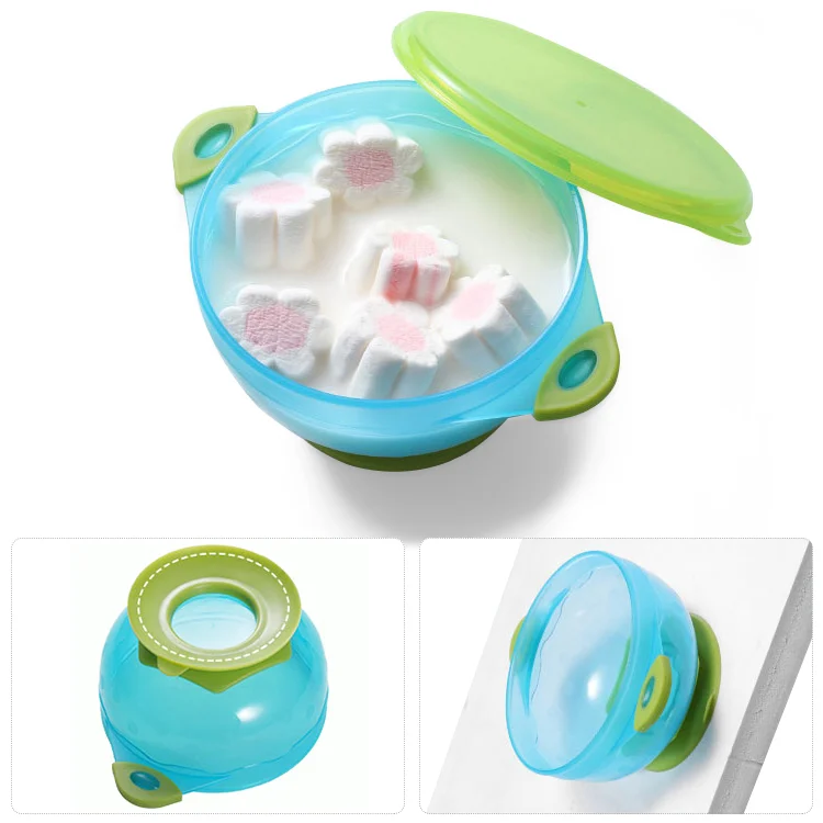 Large bowl with lid on, placed on a flat surface