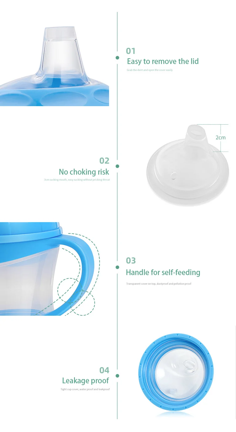 Bottle with the lid closed and spout sealed
