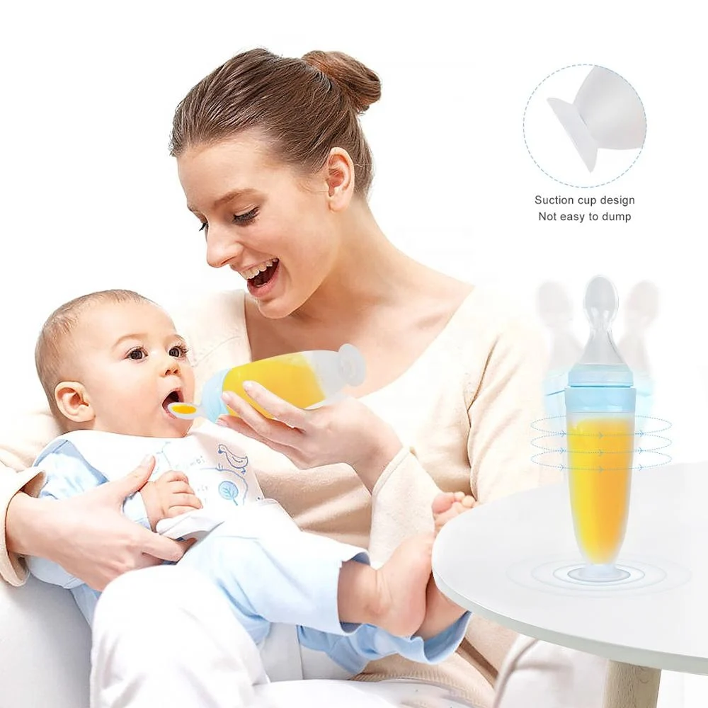Baby feeding set with anti-lost clip attached to the pacifier