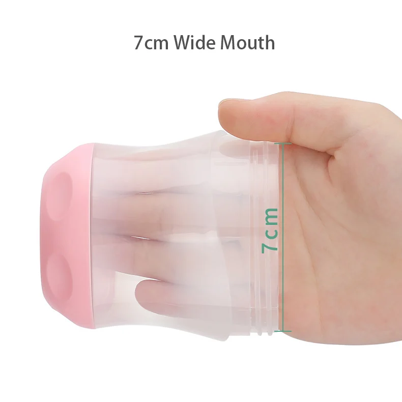 Bottle standing upright with the lid open and spout exposed