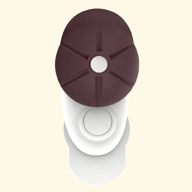 Close-up of the 180-degree rotating joint on the door stopper