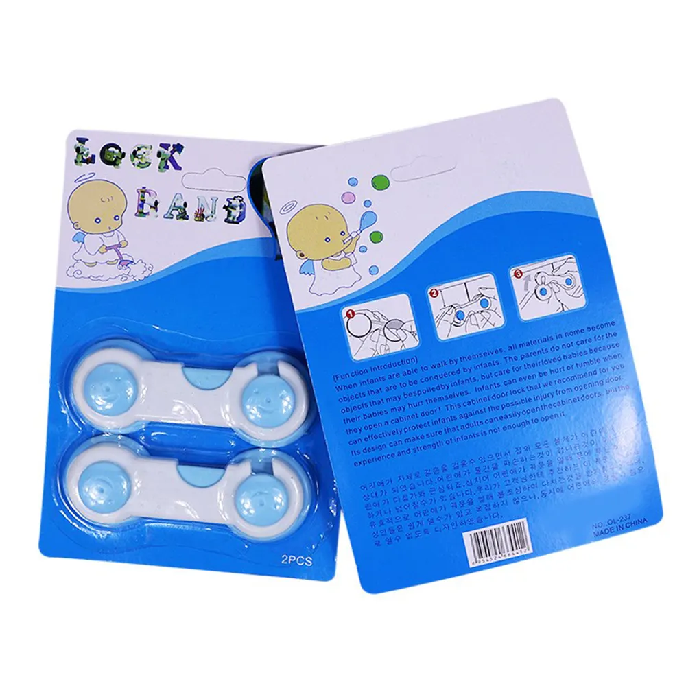 Safety lock in clear OPP bag, showing the product and packaging