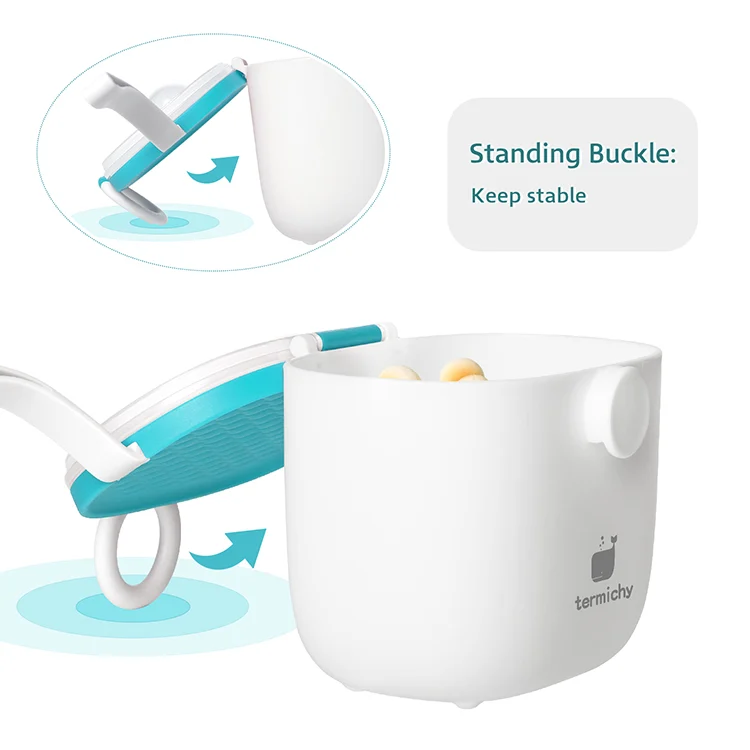 Gift box packaging with the dispenser inside, showing brand space
