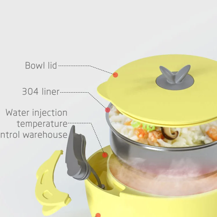 Bowl with suction base placed on a flat surface, showing strong adhesion