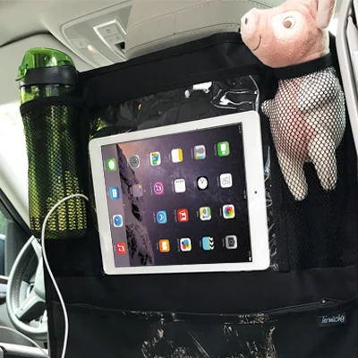 Bottom view with the TPU-lined waterproof pocket and zippered storage